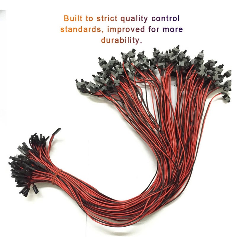 fosa PC Power, PC Reset Passthrough Motherboard Power, Jumper Switch for ATX Chassis, 2Pin Power Switch Cable for PC Motherboard Restart - Image 5